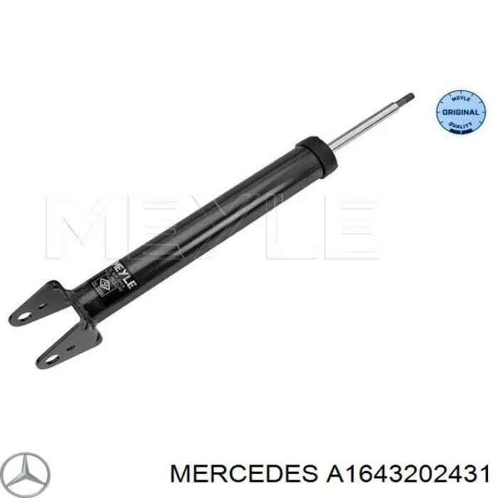 Do koszyka A1643202431 Mercedes Amortyzator tylny
