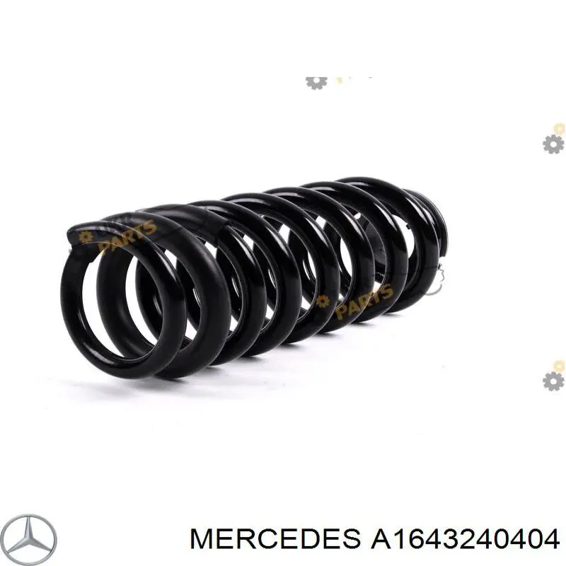 Do koszyka A1643240404 Mercedes Sprężyna tylna