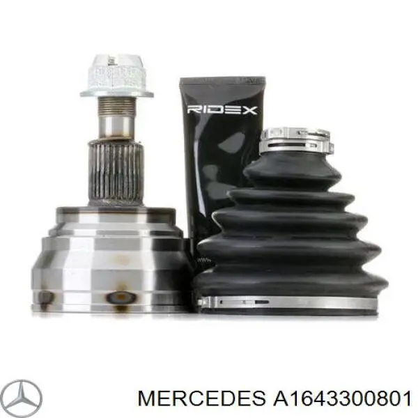Do koszyka A1643300801 Mercedes Półoś napędowa przednia lewa