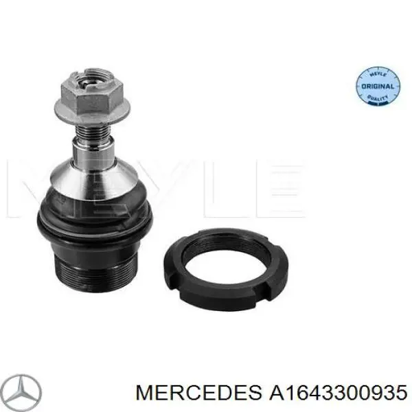 Do koszyka A1643300935 Mercedes Sworzeń wahacza dolny