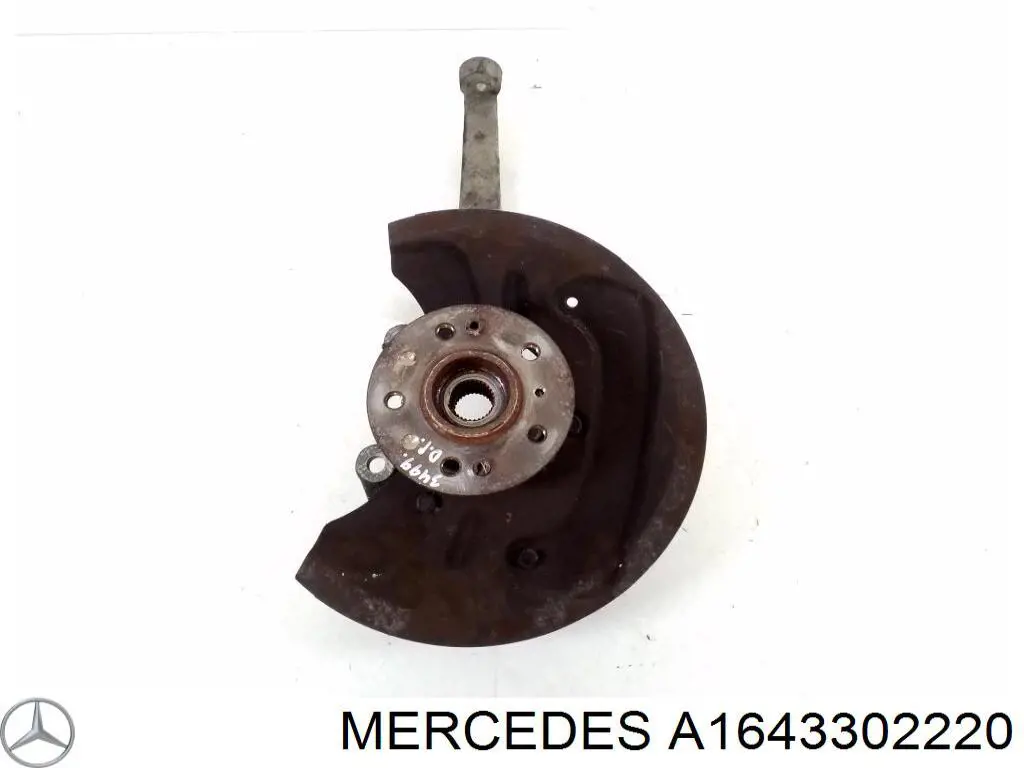 A1643302220 Mercedes Czop (zwrotnica) przedni prawy
