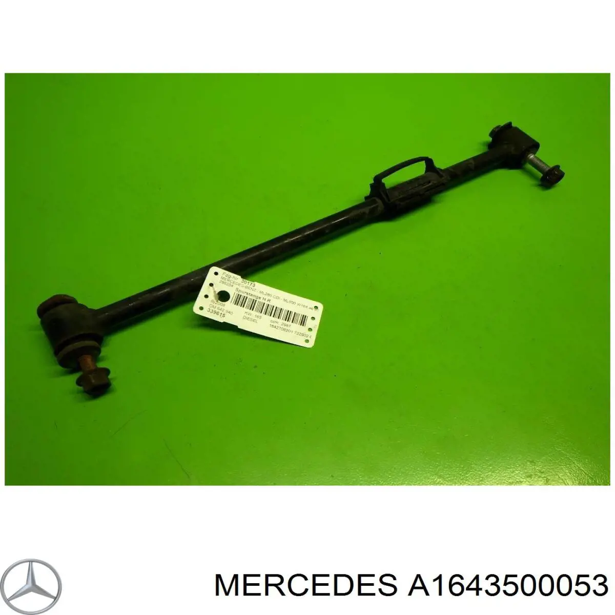 Wahacz zawieszenia tylnego poprzeczny Mercedes A1643500053 cena, od 42,05 USD