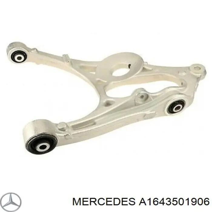Wahacz zawieszenia tylnego dolny lewy Mercedes A1643501906 cena, od 132,80 USD