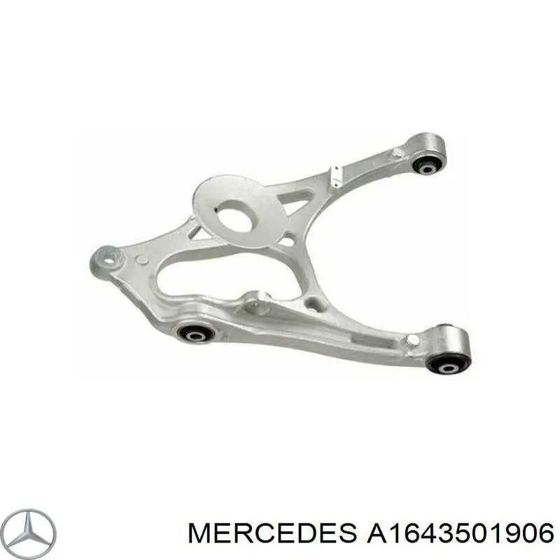 A1643501906 Mercedes Wahacz zawieszenia tylnego dolny lewy