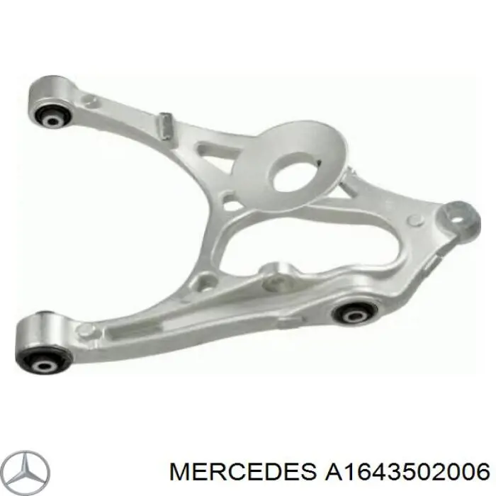 A1643502006 Mercedes Wahacz zawieszenia tylnego dolny prawy