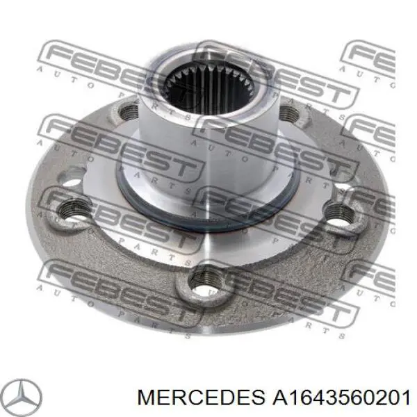 Piasta tylna Mercedes A1643560201 cena, od 49,30 USD