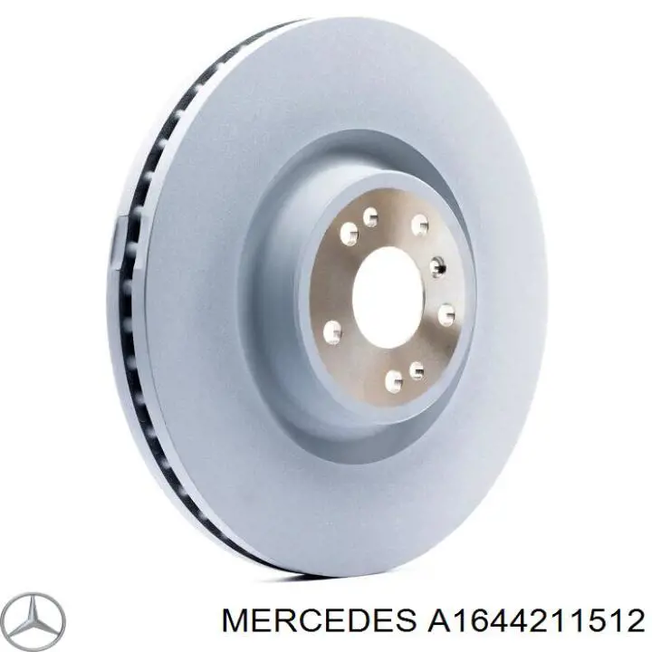 A1644211512 Mercedes Tarcza hamulcowa przednia