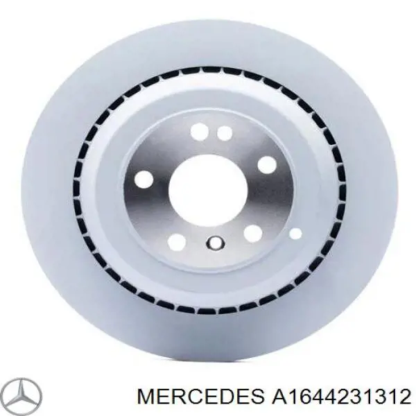 A1644231312 Mercedes Tarcza hamulcowa tylna