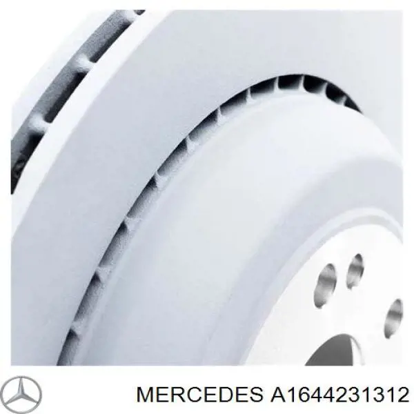 Tarcza hamulcowa tylna Mercedes A1644231312 cena, od 79,94 USD
