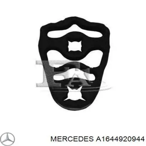 Poduszka mocowania tłumika Mercedes A1644920944 cena, od 9,70 USD