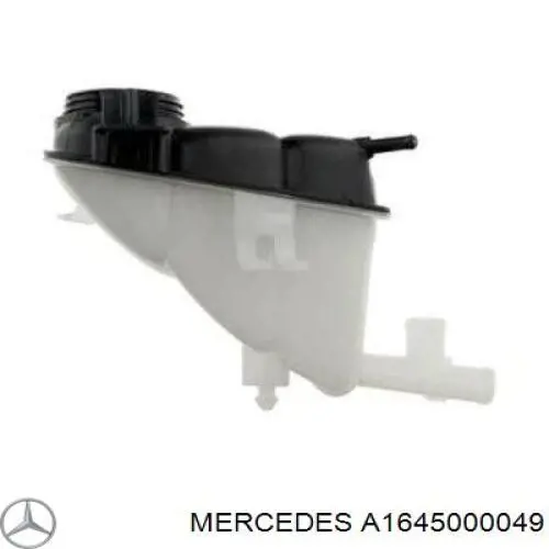 Do koszyka A1645000049 Mercedes Zbiorniczek wyrównawczy układu chłodzenia
