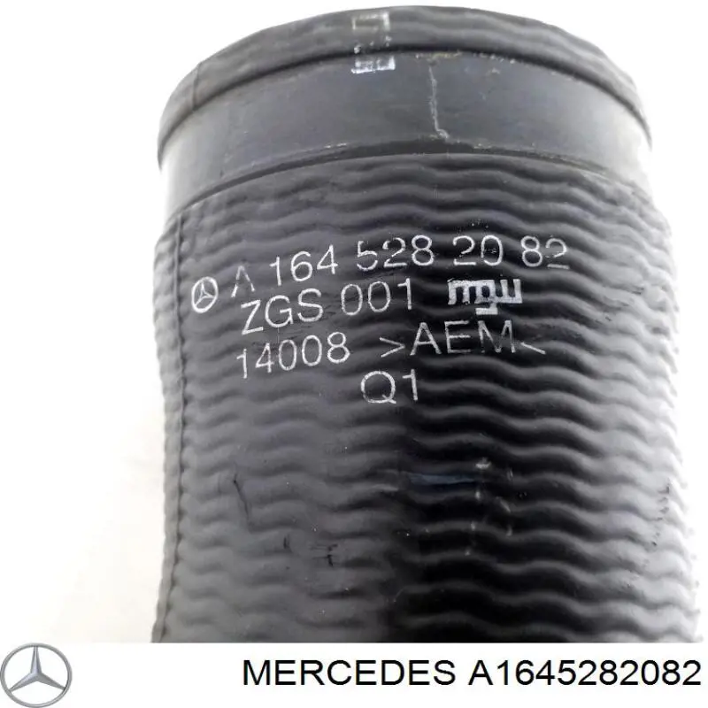 Do koszyka A1645282082 Mercedes Przewód (króciec) intercoolera