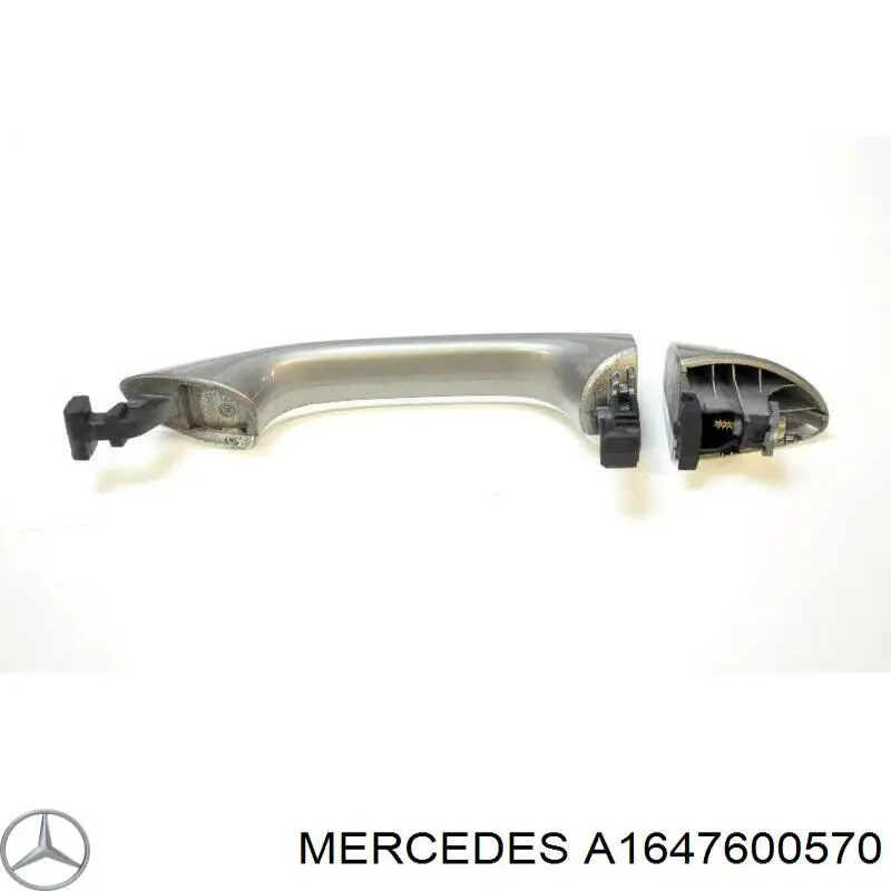A1647600570 Mercedes Klamka drzwi przednich zewnętrzna lewa