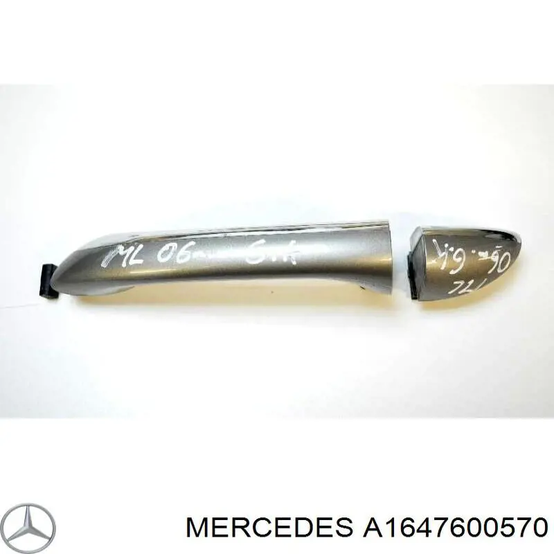 Do koszyka A1647600570 Mercedes Klamka drzwi przednich zewnętrzna lewa