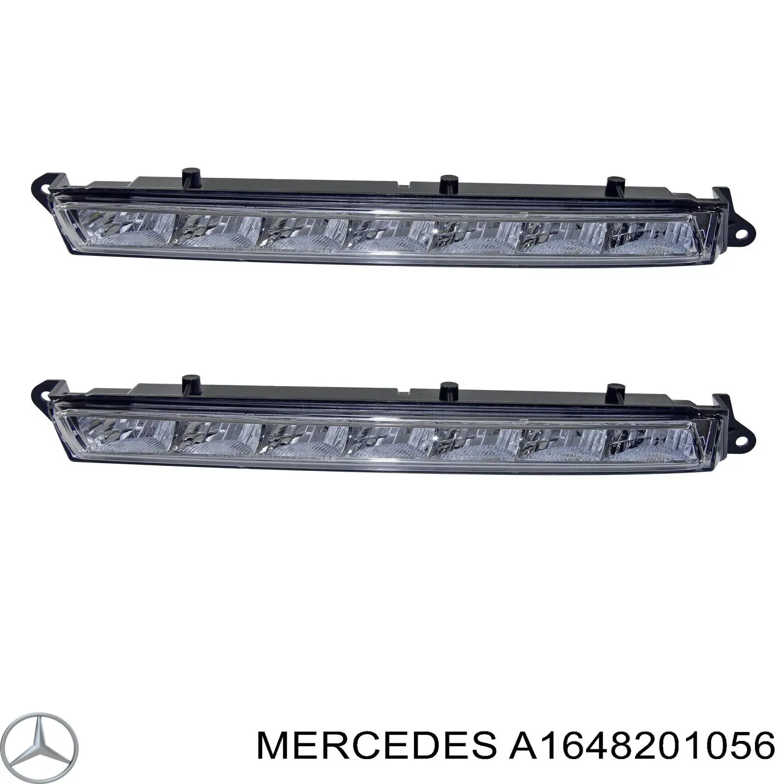 Do koszyka 1648200256 Mercedes Lampa stop tylna dodatkowa