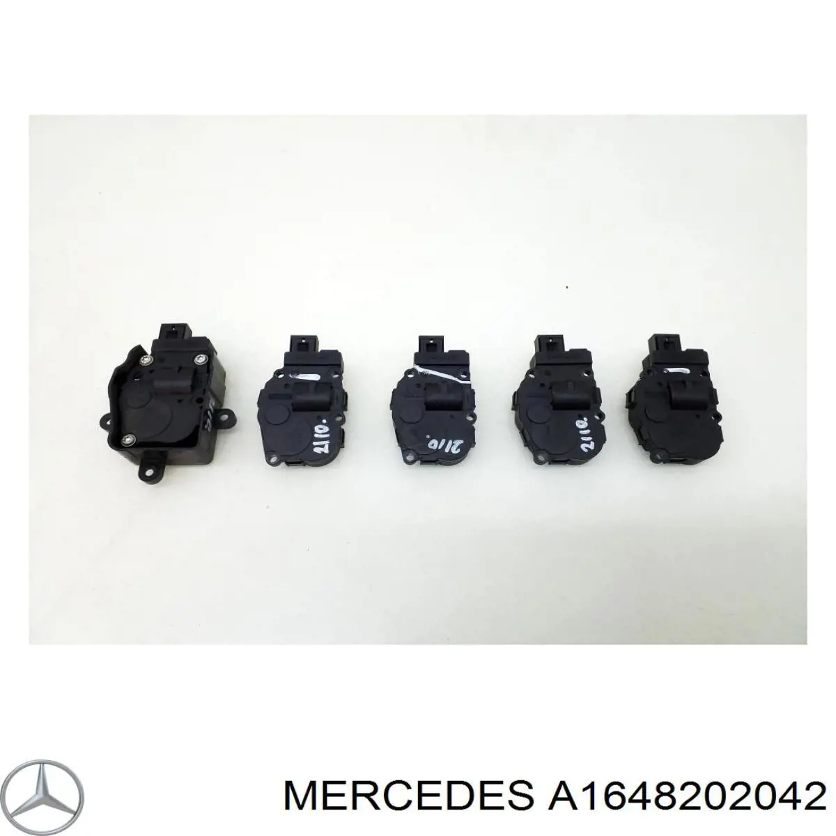 A1648202042 Mercedes Silniczek sterujący klapą recyrkulacji powietrza
