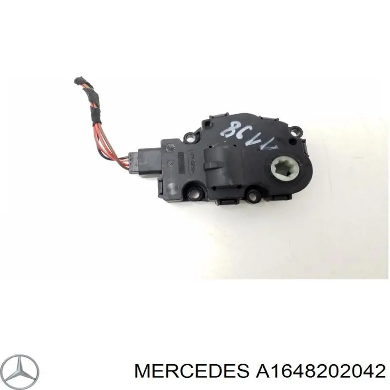 Silniczek sterujący klapą recyrkulacji powietrza Mercedes A1648202042 cena, od 83,43 USD