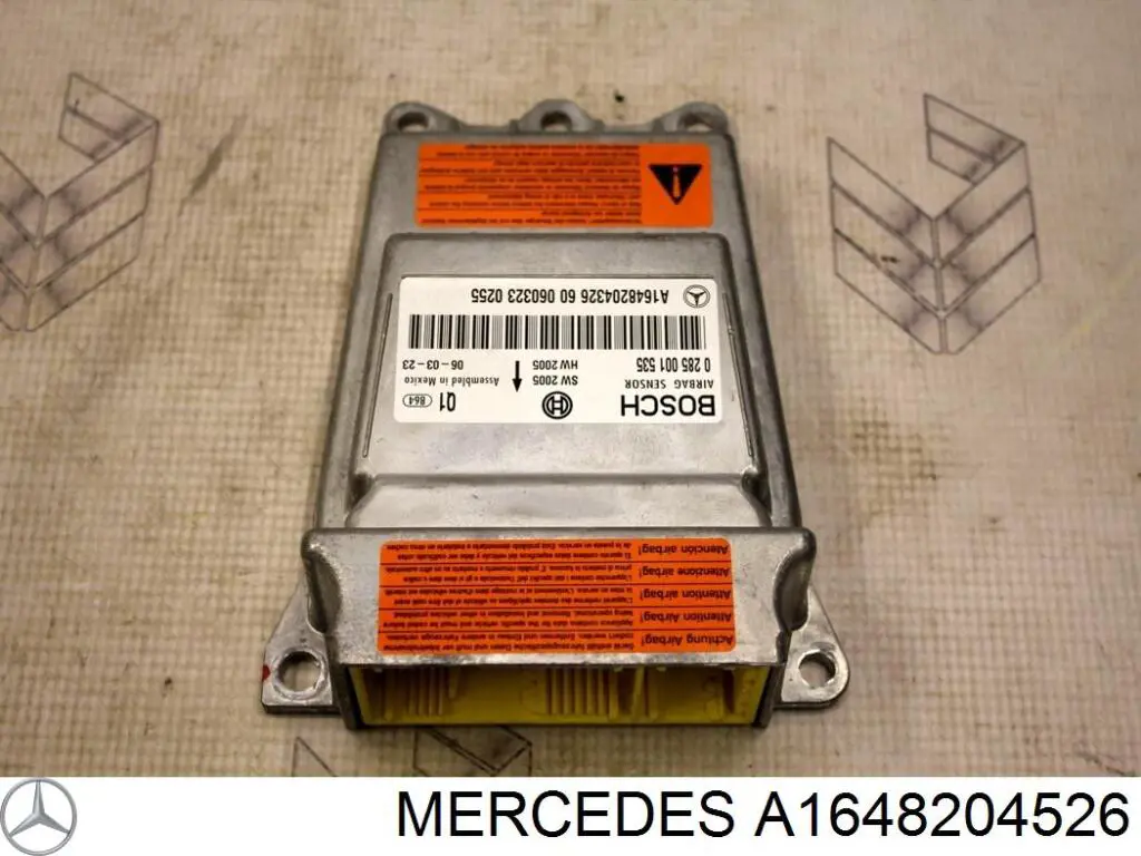 Do koszyka 1648205785 Mercedes Sterownik poduszki bezpieczeństwa