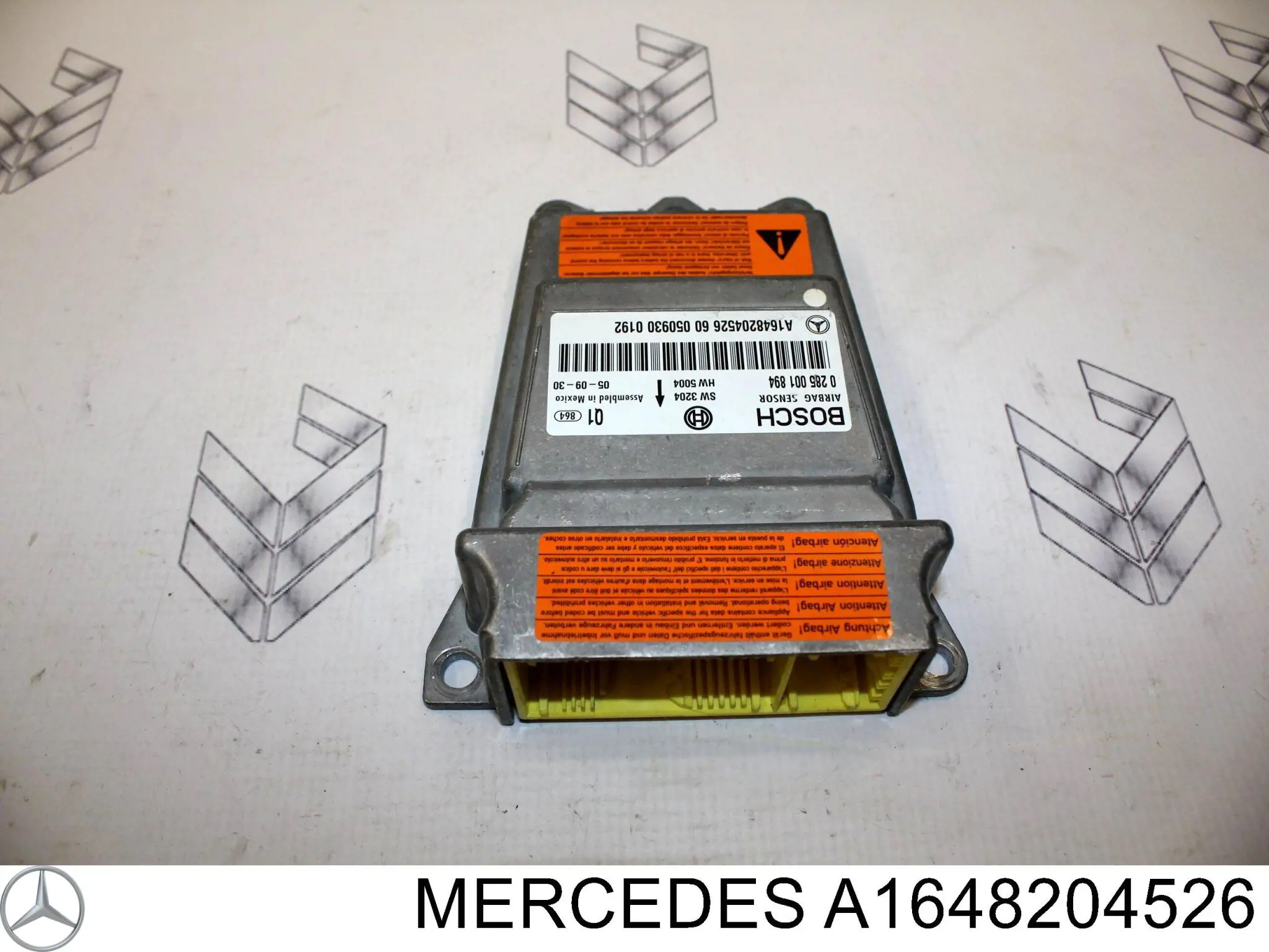 Do koszyka A1648208126 Mercedes Sterownik poduszki bezpieczeństwa