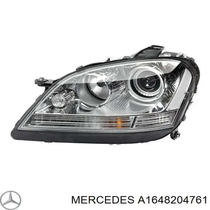 Reflektor lewy Mercedes A1648204761 cena, od 229,32 USD