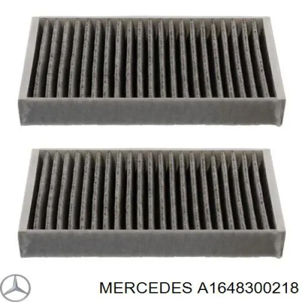 Filtr kabiny Mercedes A1648300218 cena, od 18,02 USD