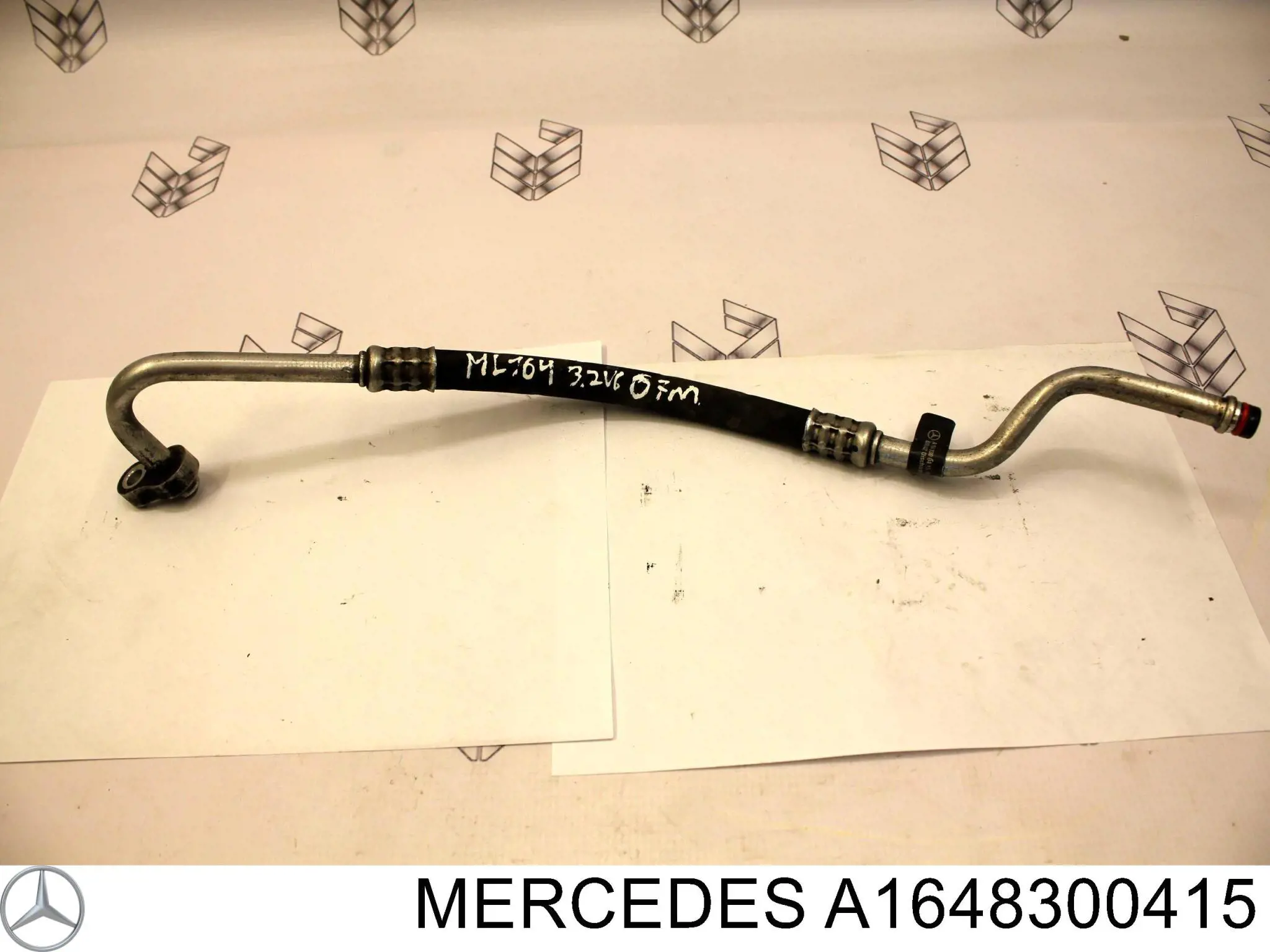 Przewód klimatyzacji, od sprężarki do chłodnicy Mercedes A1648300415 cena, od 143,02 USD