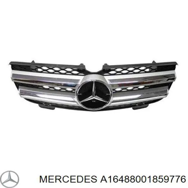 A16488001859776 Mercedes Atrapa chłodnicy