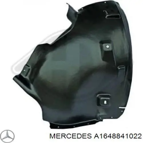 A1648841022 Mercedes Nadkole błotnika przedniego prawe tylne