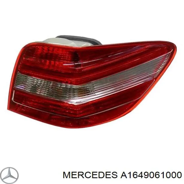 A1649061000 Mercedes Lampa zespolona tylna prawa
