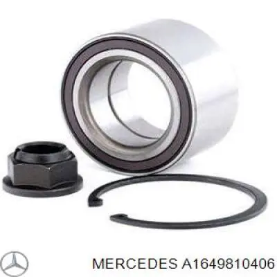 Lożysko piasty tylnej/przedniej Mercedes A1649810406 cena, od 43,93 USD