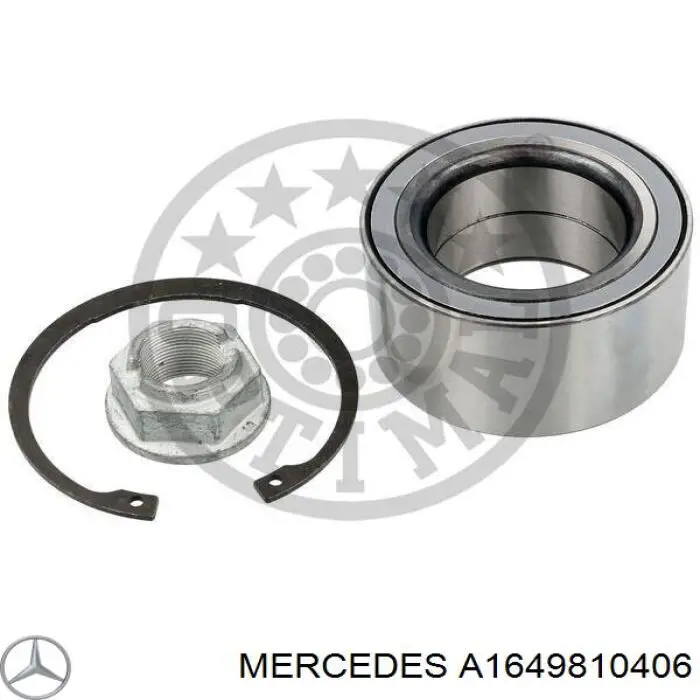 Do koszyka A1649810406 Mercedes Lożysko piasty tylnej/przedniej