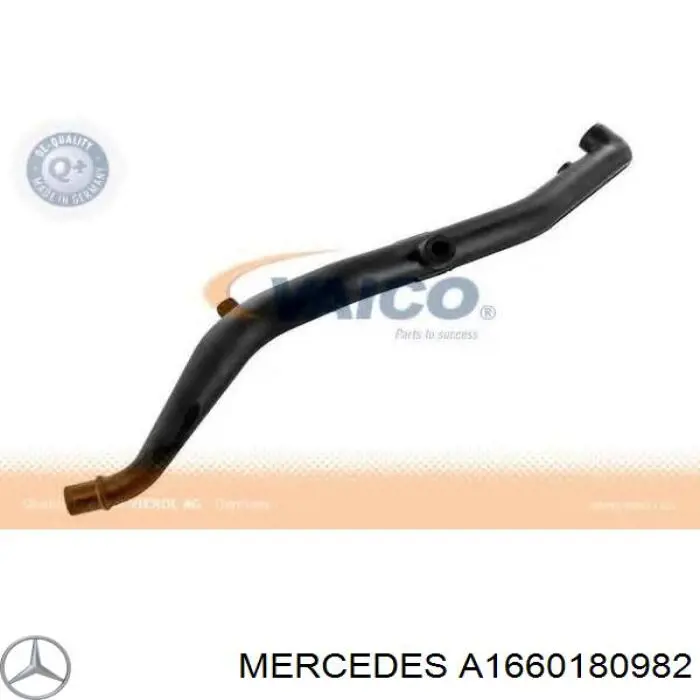 Króciec wentylacji kadłuba (separatora oleju) Mercedes A1660180982 cena, od 52,57 USD