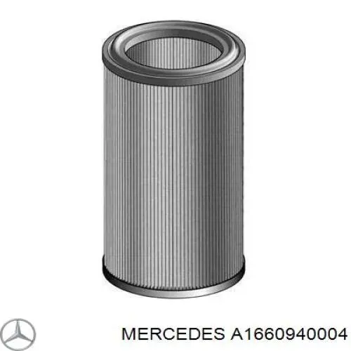 Filtr powietrza Mercedes A1660940004 cena, od 12,13 USD