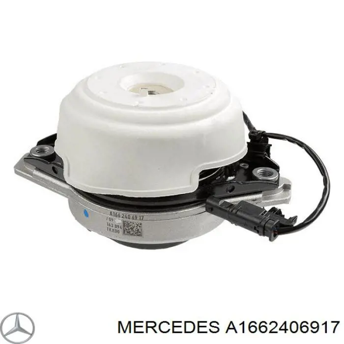 Poduszka (podpora) silnika prawa Mercedes A1662406917 cena, od 160,04 USD