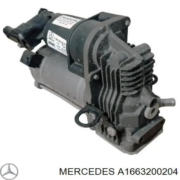 Kompresor zawieszenia pneumatycznego Mercedes A1663200204 cena, od 293,33 USD
