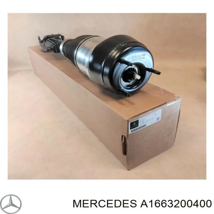 Amortyzator przedni prawy Mercedes A1663200400 cena, od 466,36 USD