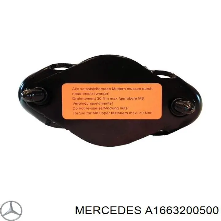 Do koszyka A1663200500 Mercedes Amortyzator tylny