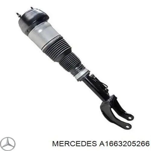 Amortyzator przedni prawy Mercedes A1663205266 cena, od 466,36 USD