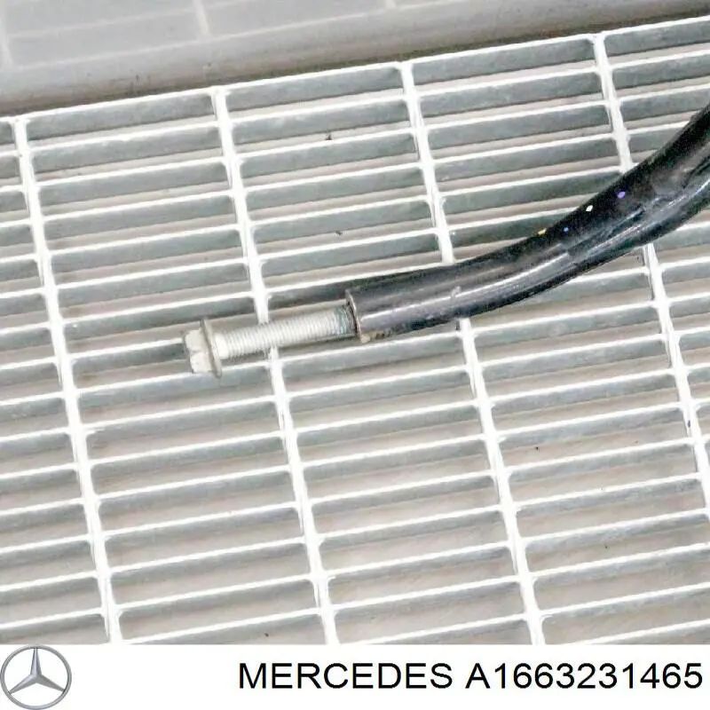 Do koszyka A1663231465 Mercedes Stabilizator przedni