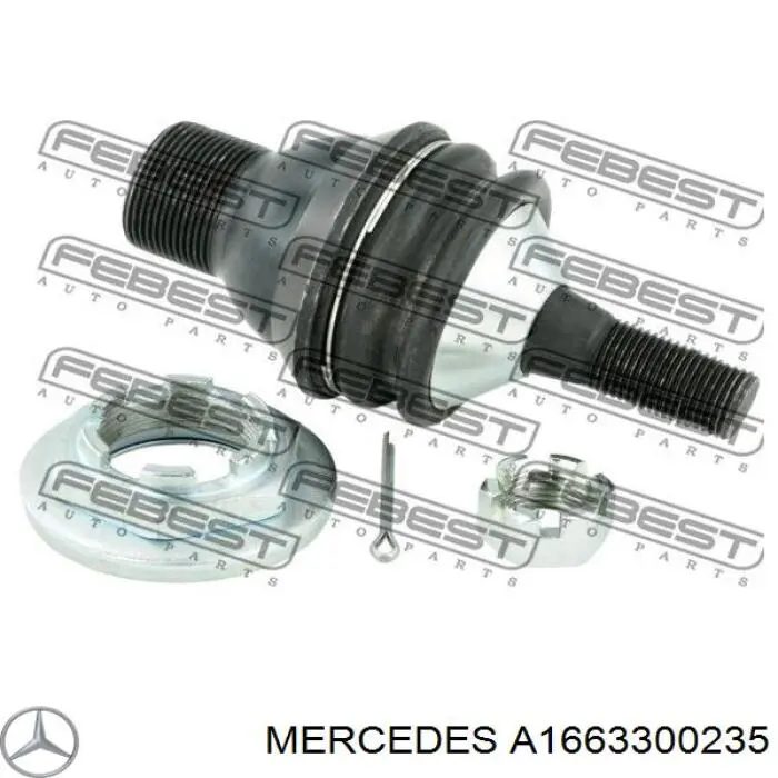 A1663300235 Mercedes Sworzeń wahacza dolny
