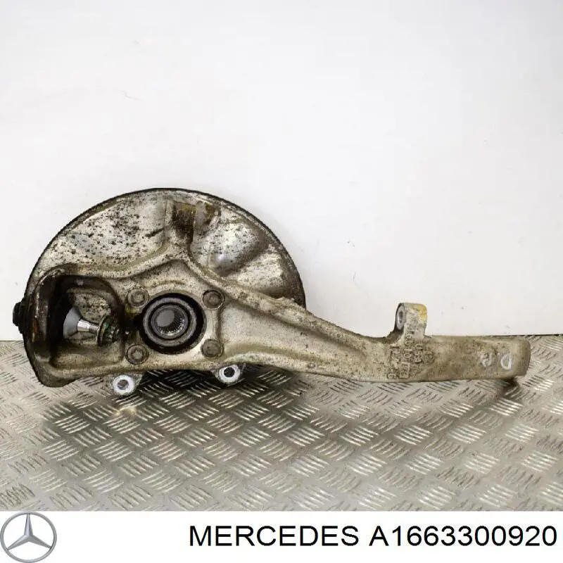 A1663300920 Mercedes Czop (zwrotnica) przedni lewy