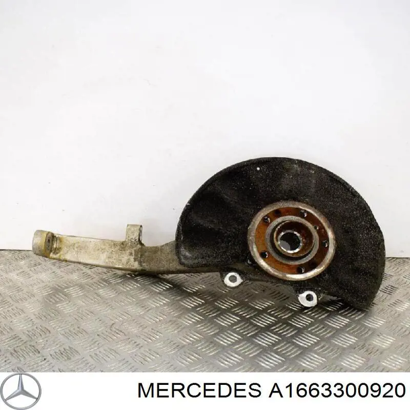 Czop (zwrotnica) przedni lewy Mercedes A1663300920 cena, od 352,43 USD