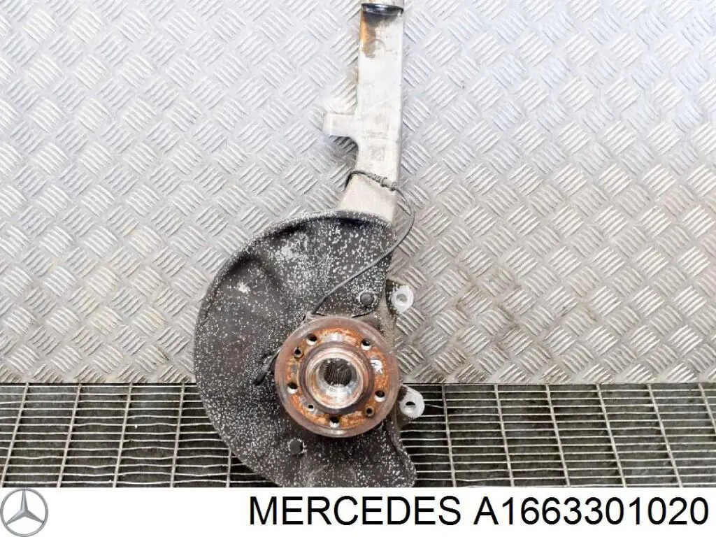 Do koszyka A1663301020 Mercedes Czop (zwrotnica) przedni prawy