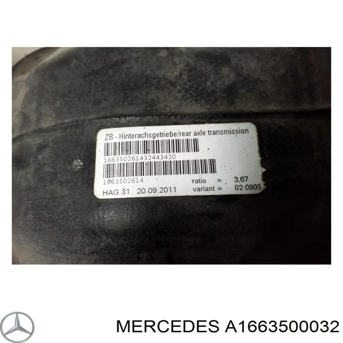 Korpus osi tylnej Mercedes ML/GLE SUV (W166) (2011 - 2014) cena, od 531,78 USD