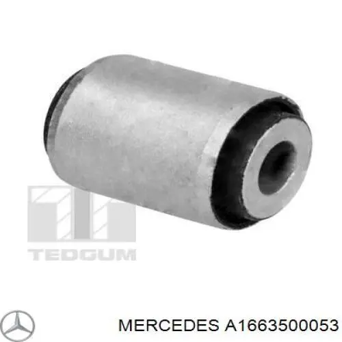 Do koszyka A1663500053 Mercedes Wahacz zawieszenia tylnego poprzeczny