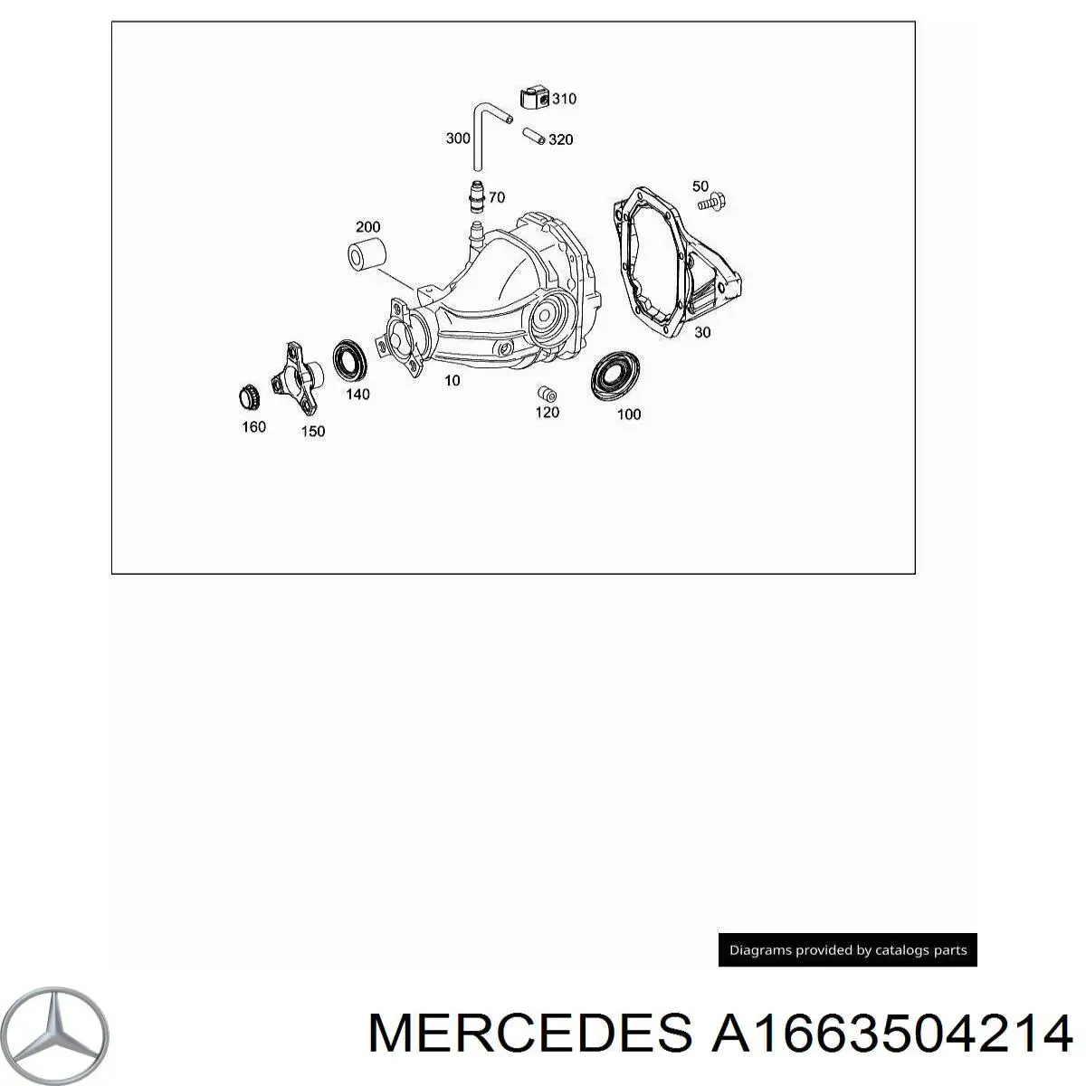 Reduktor mostu tylnego Mercedes ML/GLE SUV (W166) (2011 - 2014) cena, od 1193,92 USD