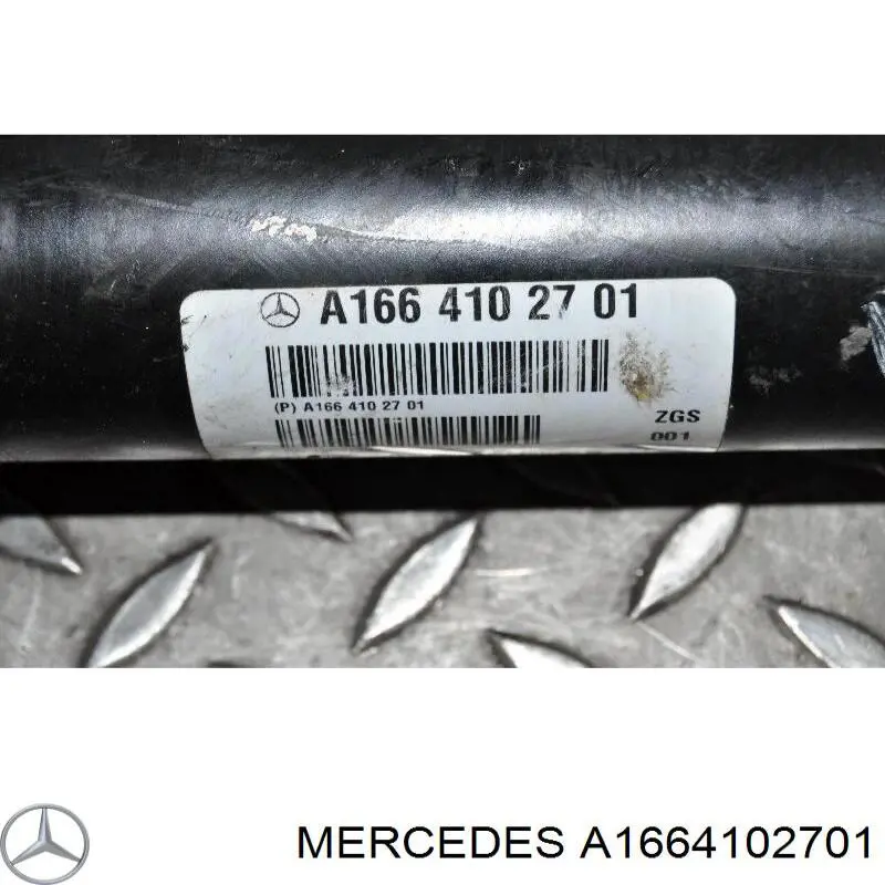 Do koszyka A1664102701 Mercedes Wał Cardana, do mostu przedniego