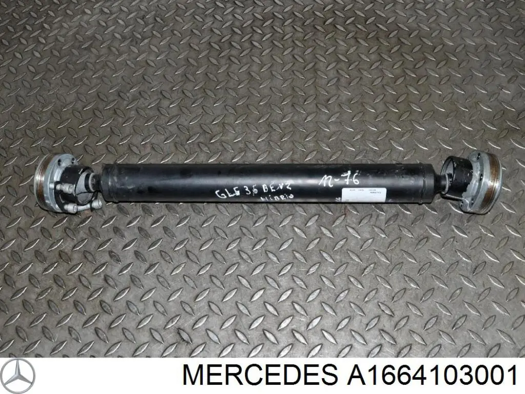 A1664103001 Mercedes Wał Cardana, do mostu przedniego
