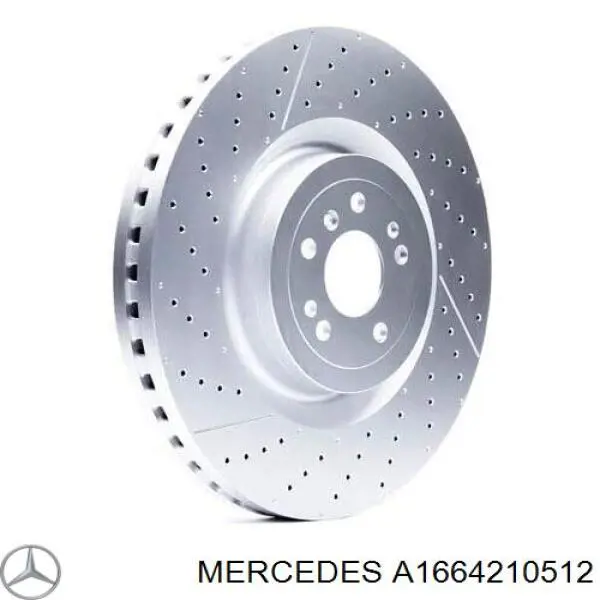 Tarcza hamulcowa przednia Mercedes A1664210512 cena, od 228,11 USD