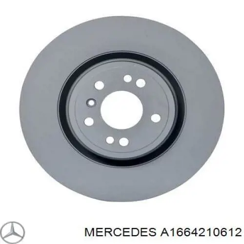 A1664210612 Mercedes Tarcza hamulcowa przednia